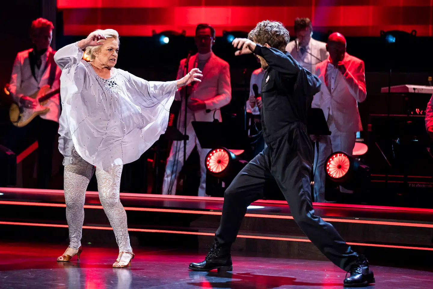 HIILDA & MICHAEL - SHOW "Ghost Busters"- Ray Parker. Vild med dans program 5 på TV2. Kendte dyster om at blive årets bedste dansere i Vild Med Dans sæson 17 i København, fredag den 30. oktober 2020. (Foto: Martin Sylvest)