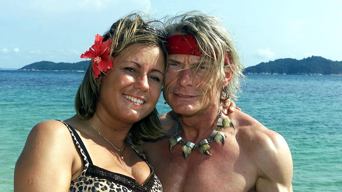 Nada Bang og Dan Marstrand under 'Robinson Ekspeditionen' i 2002.