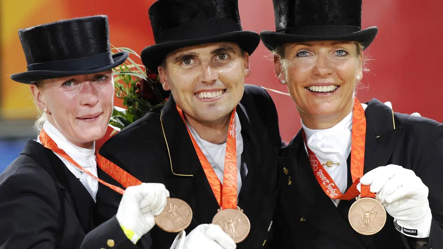 Det danske dressurlandshold vandt OL-bronze i 2008.