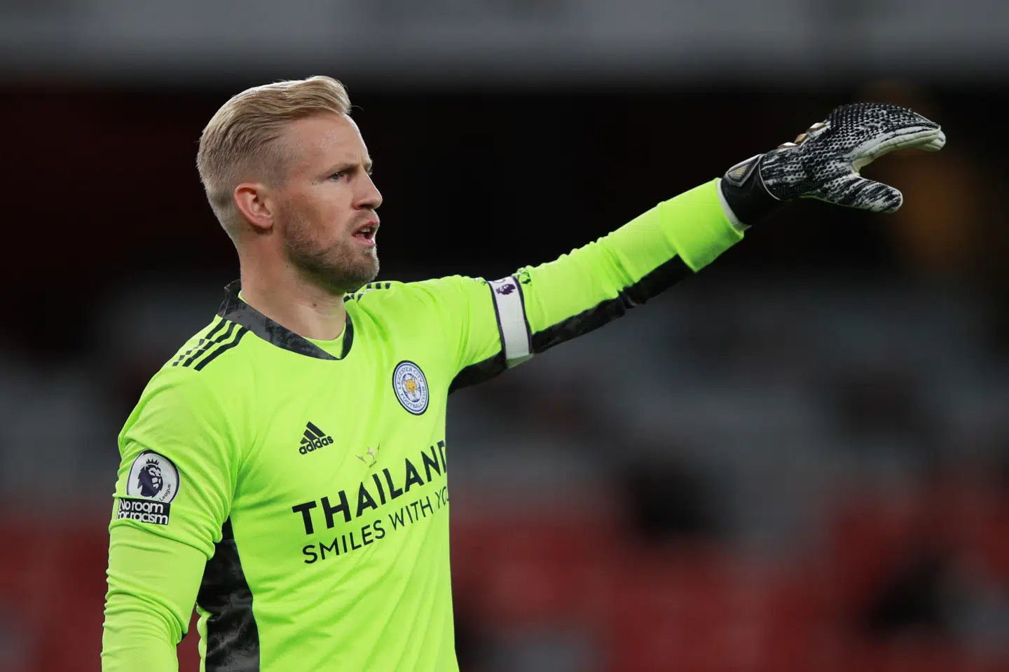 Kasper Schmeichel er viceanfører og en højt agtet spiller i Leicester City. Ian Walton/Reuters