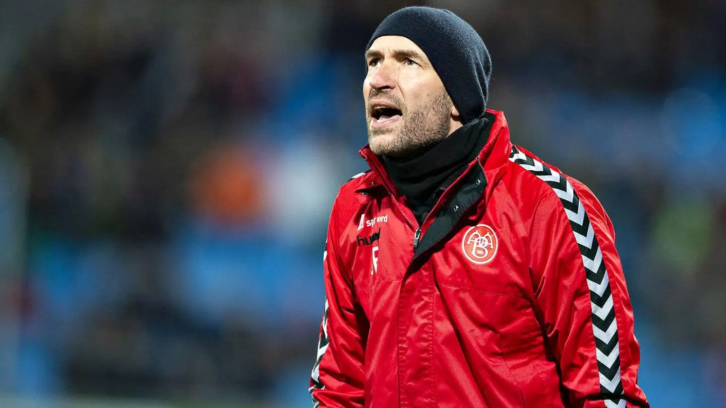 Jacob Friis har været cheftræner for AaB siden 2018.