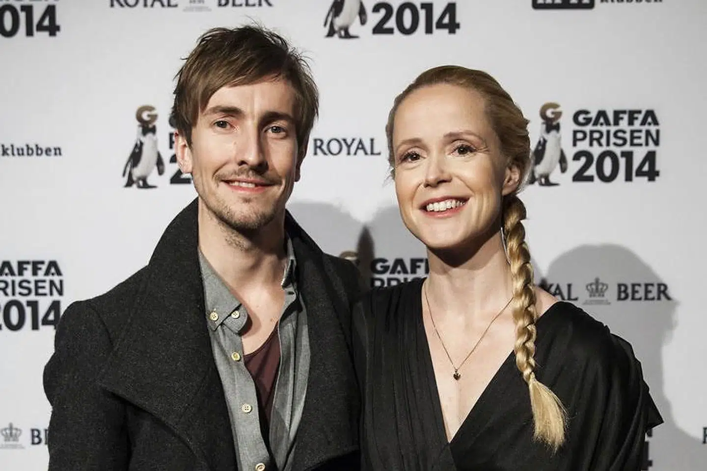Tina Dickow med sin islandske mand, Helgi Jonsson.