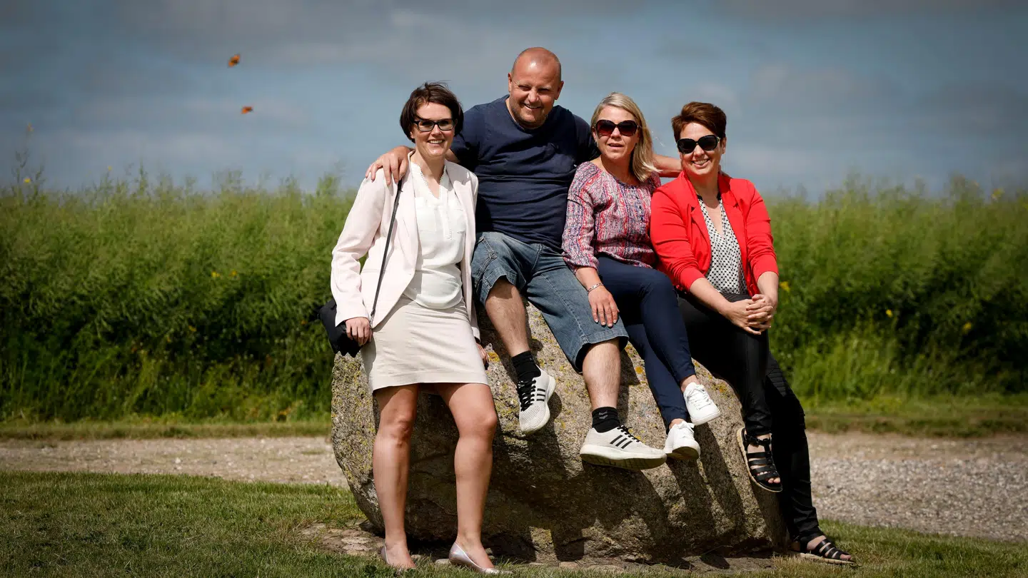 Claus med sine tre sidste dates, Nanett, Ea og Tina. I sidste endte valgte han at tage på romantisk weekend med Nanett.