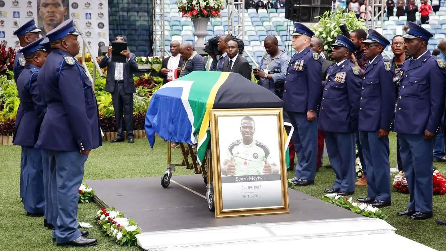 Senzo Meyiwa blev efter drabet både hyldet og mindet.