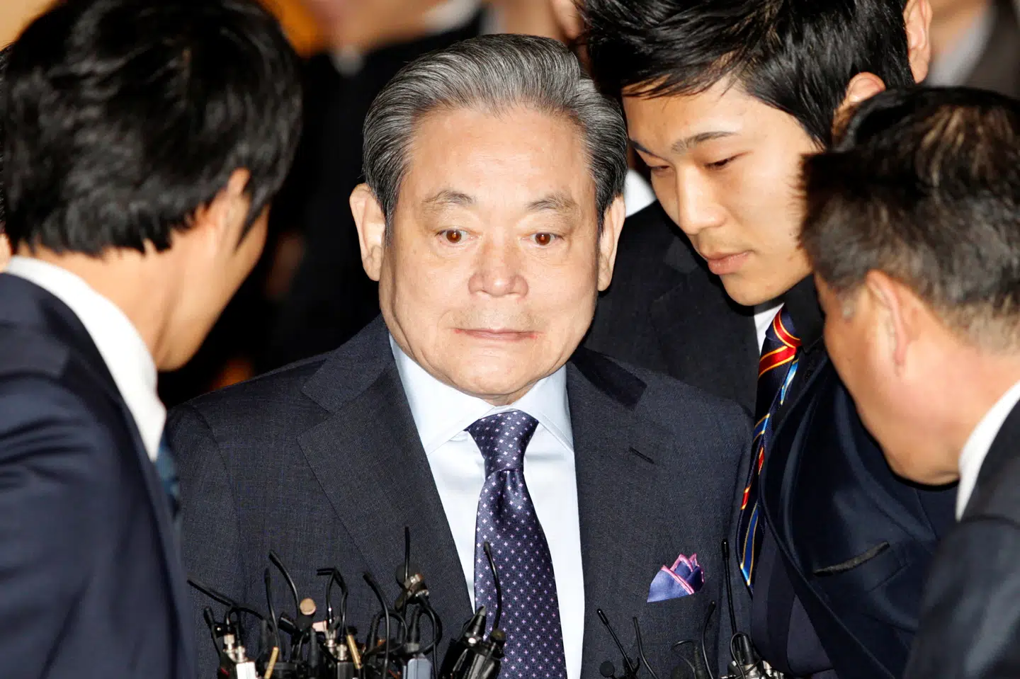 Samsungs bestyrelsesformand, Lee Kun-hee, er død. Han blev 78 år. (Arkivfoto) Lee Jae Won/Reuters