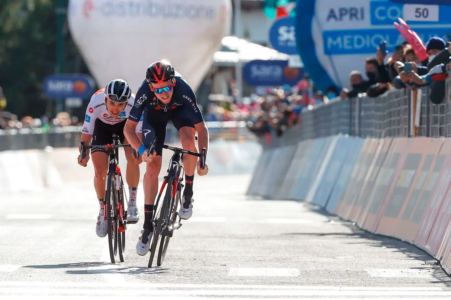 Tao Geoghegan Hart vandt sin anden etape i årets Giro d'Italia.