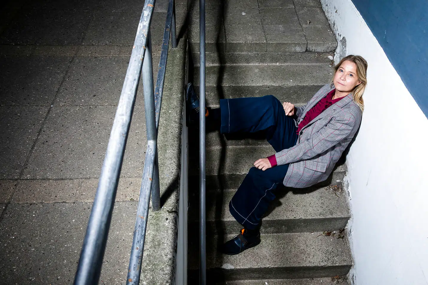 Trine Dyrholm spiller hovedrollen i den nye film »Erna i Krig«.