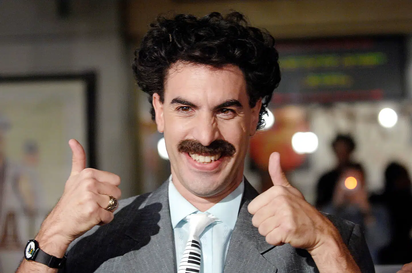 Sacha Baron Cohen som Borat.