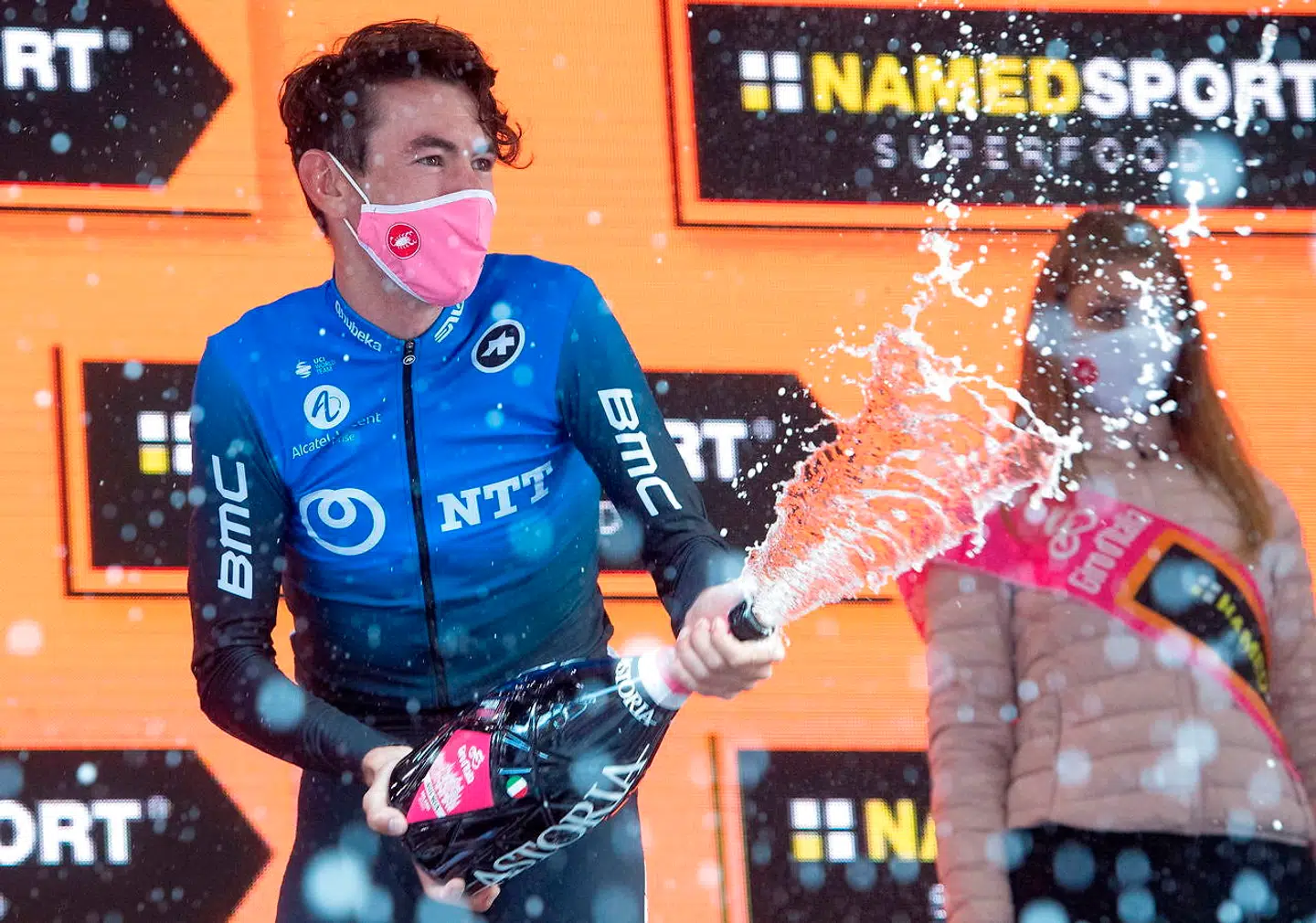 Ben O'Connor havde meget at fejre, da han vandt 17. etape af Giro d'Italia.