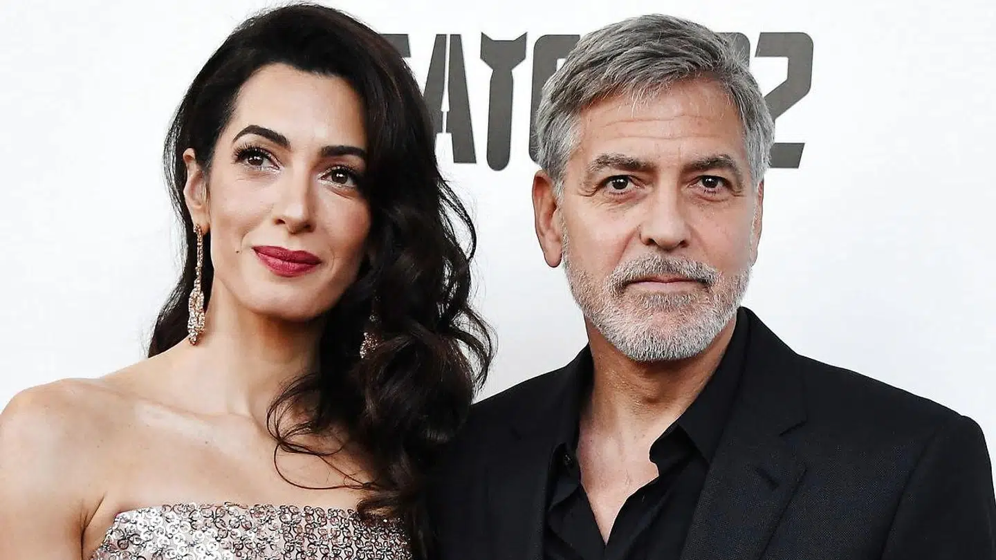 George Clooney og hans hustru, Amal Alamuddin.
