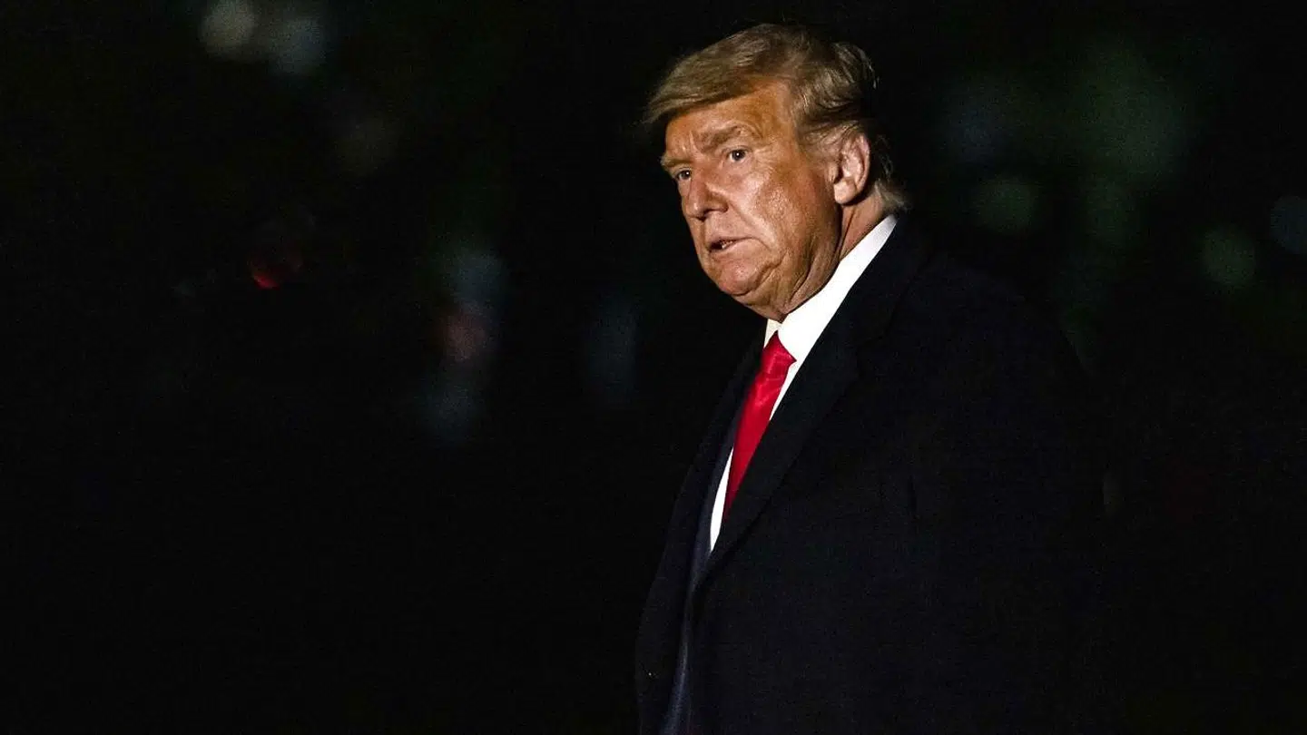 Arkivfoto af Donald Trump.