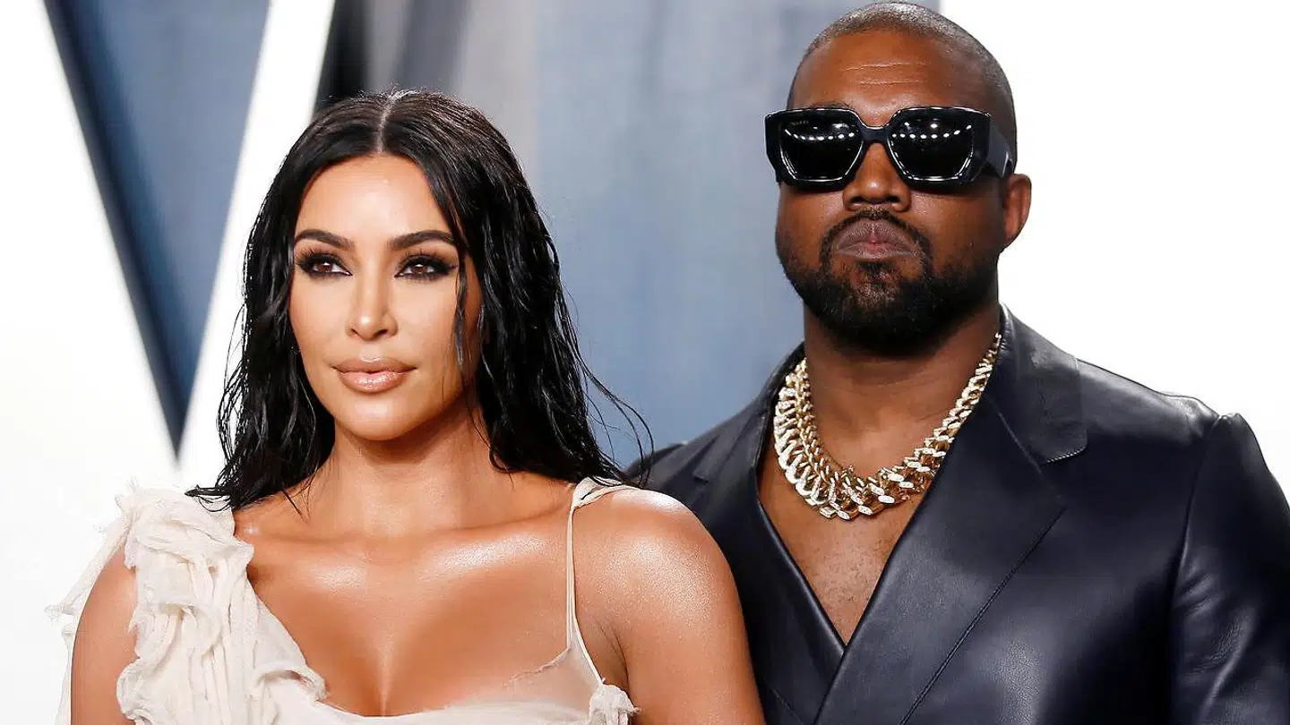 Kim Kardashian og hendes mand, Kanye West.