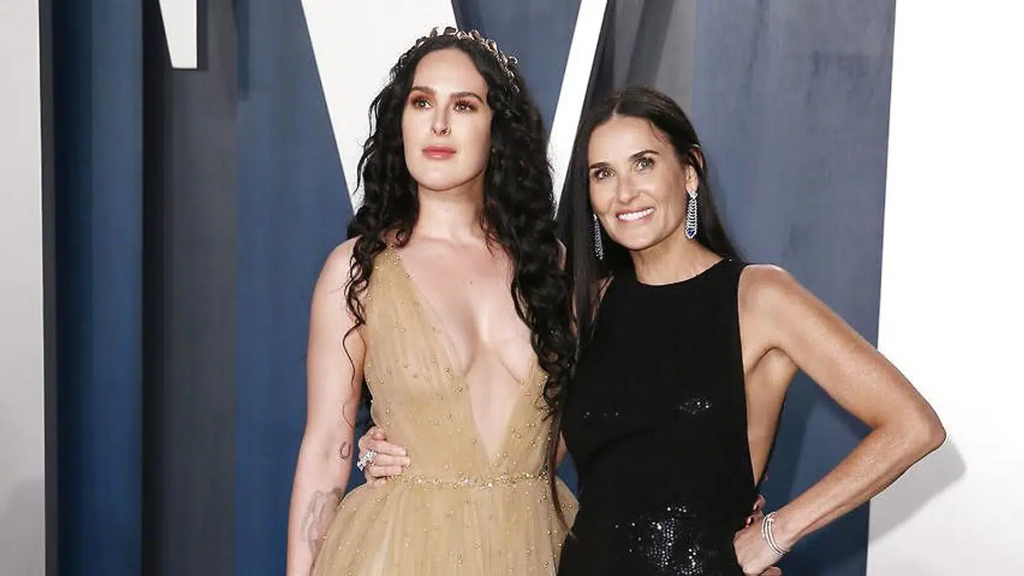 Rumer Willis og mor Demi Moore.