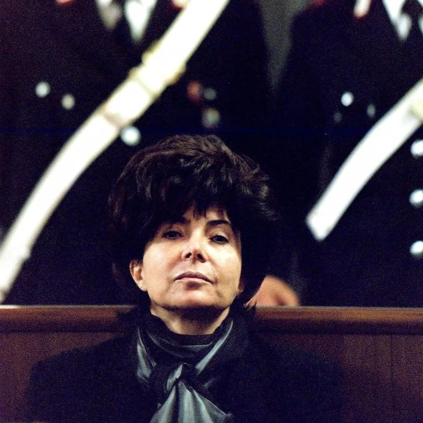 Patrizia Reggiani, da hun blev anholdt.