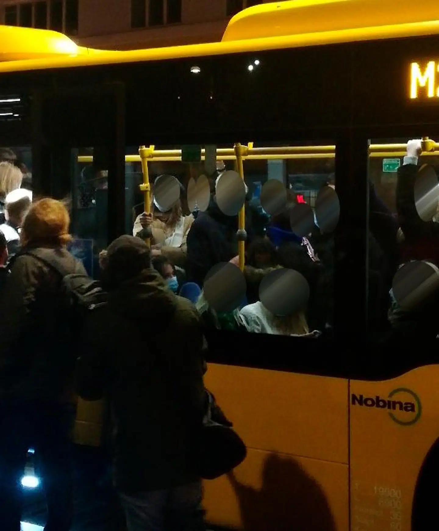 Et billede, som Nikoline tog, da hun kom ud af bussen