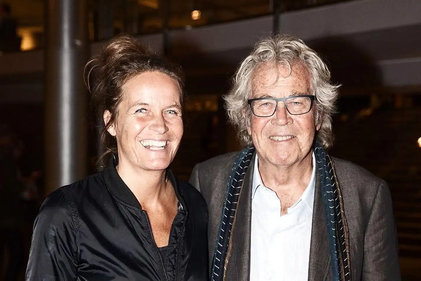 Jørgen Leth er dybt taknemmelig over, hvordan hans børn slog ring om ham, da jordskælvet slog revner i hans eget fundament. Her ses han med datteren Karoline.
