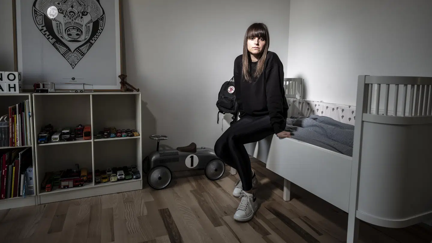 Maibritt Lundberg får nu forebyggende behandling, så hun forhåbentlig kan holde på en ny, kommende graviditet. Foto: Rasmus Flindt Pedersen/Byrd.