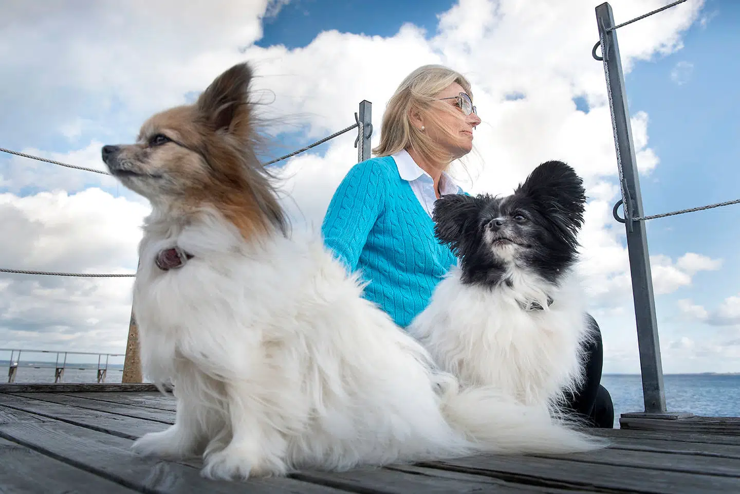 Indtil hun en dag bliver mormor, har Anne Laxholm rigeligt at se til med et aktivt golfliv og de to hunde Buffy og Brownie.