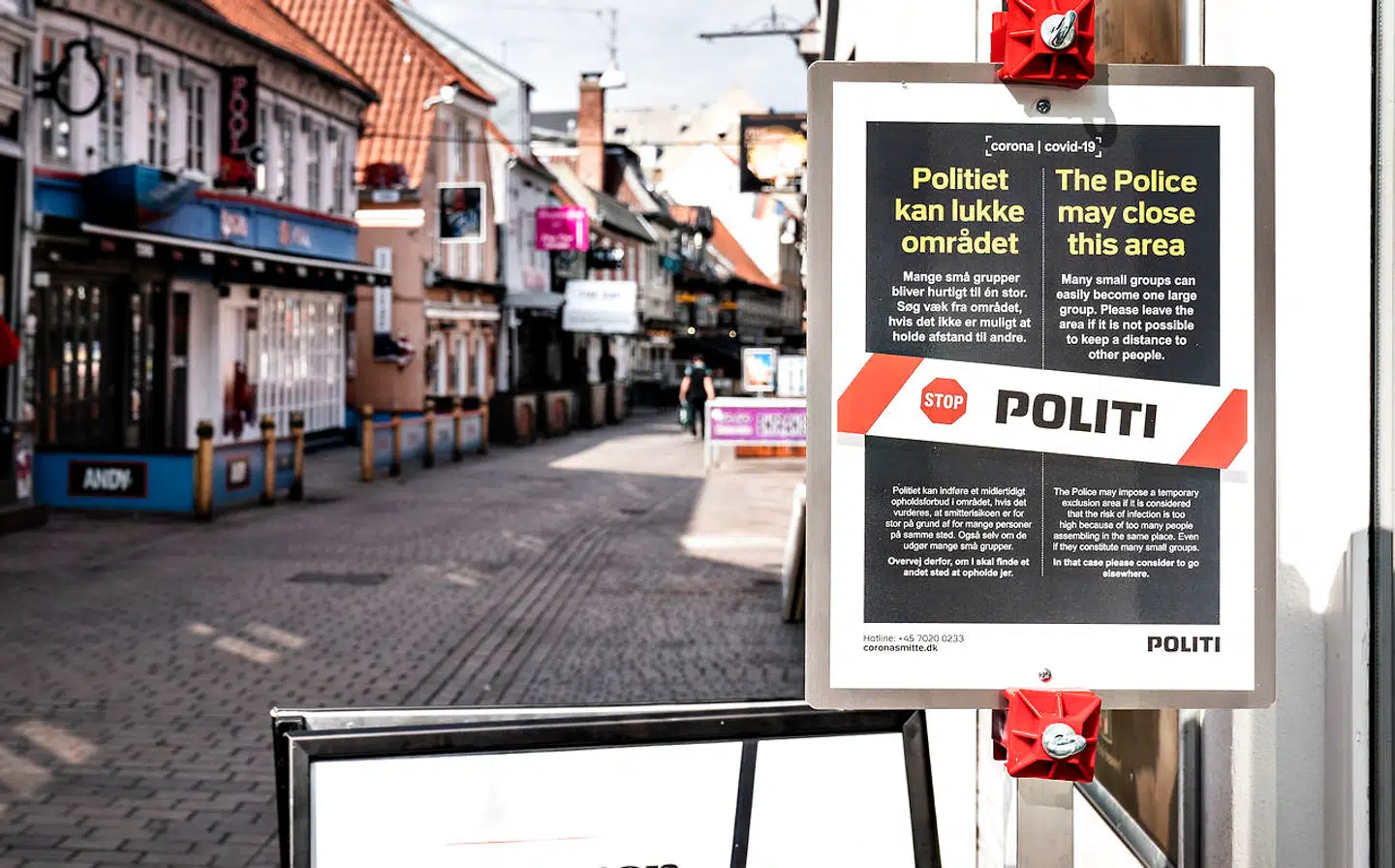 Pas på hinaden. Social afstand er stadig et nøglebegreb i kampen mod coronavirus herhjemme.