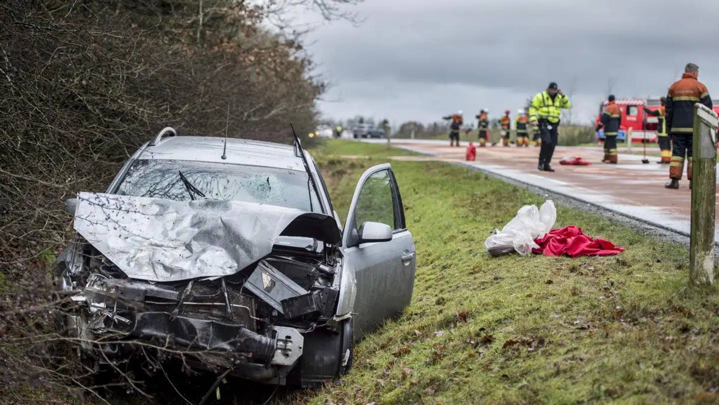(Arkivfoto) Antallet af trafikulykker er gået den forkerte vej. Foto: Morten Stricker