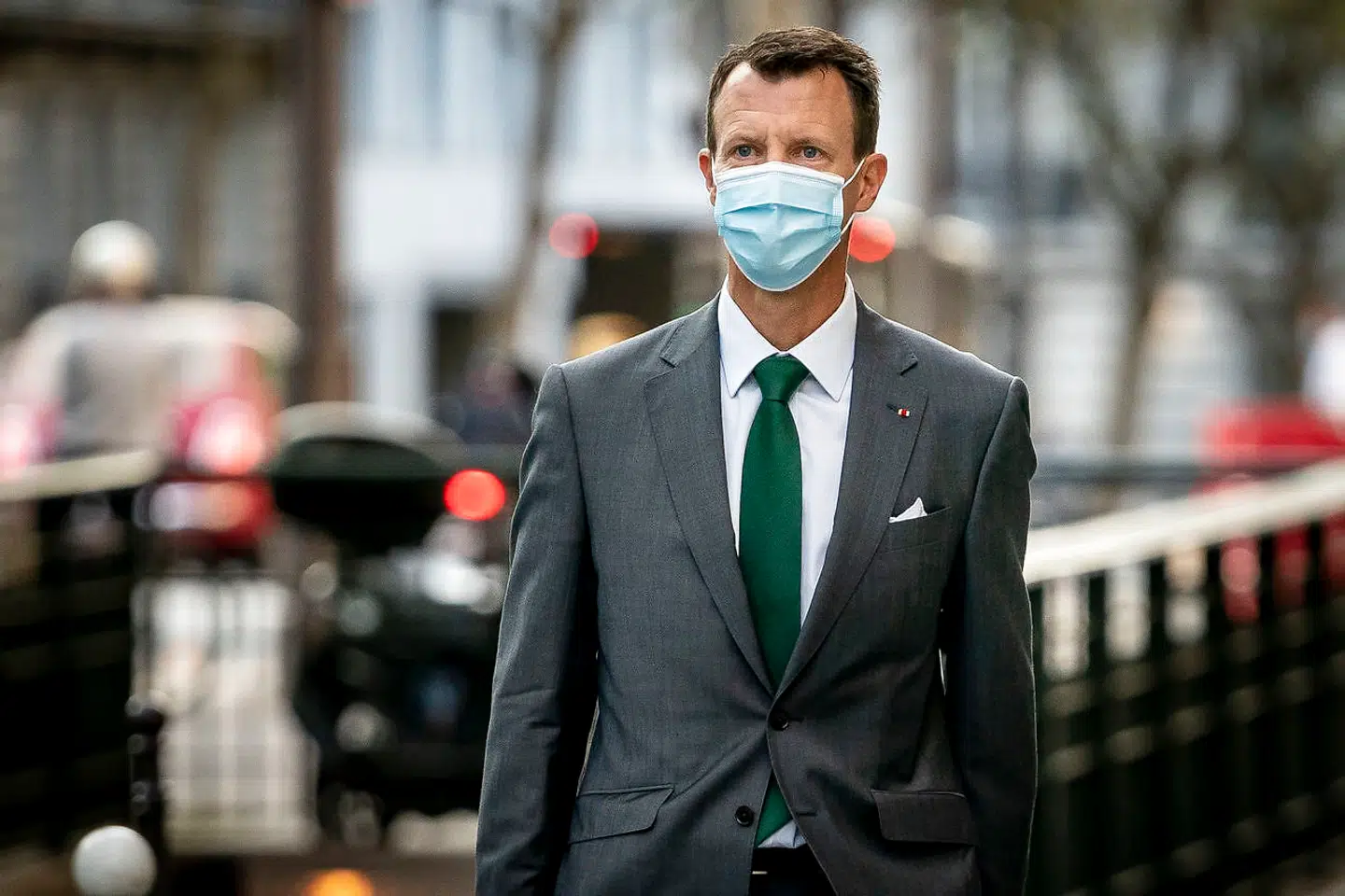 Prins Joachim starter på nyt job som forsvarsattaché på Den Danske Ambassade i Paris, fredag den 18. september 2020.. (Foto: Mads Claus Rasmussen/Ritzau Scanpix)