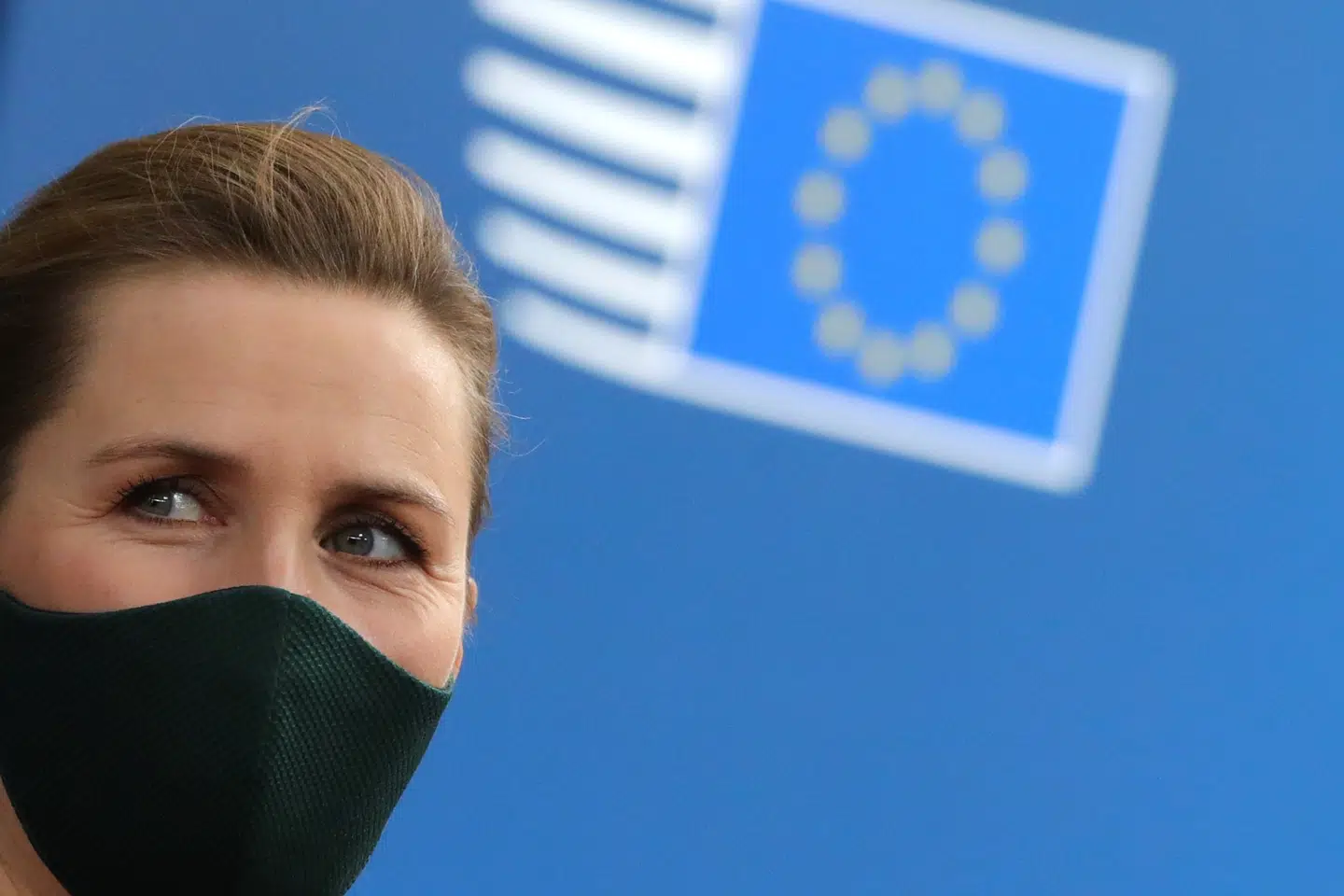 Mette Frederiksen er torsdag eftermiddag ankommet til Bruxelles til EU-topmøde, hvor handelsaftale med Storbritannien er på dagsordenen. Pool/Reuters