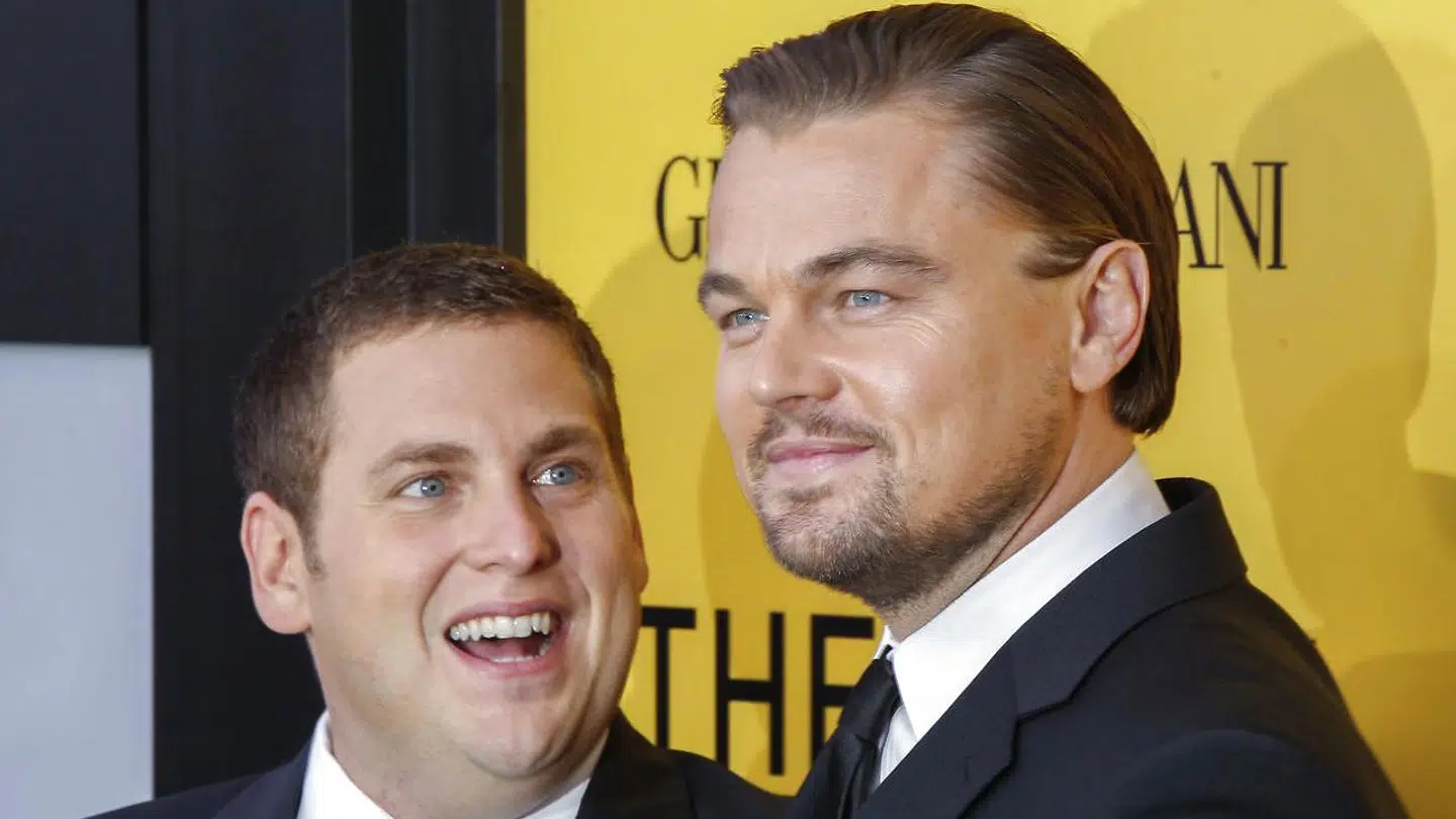 Leonardo DiCaprio og Jonah Hill havde hovedrollerne i 'The Wolf of Wall Street'.
