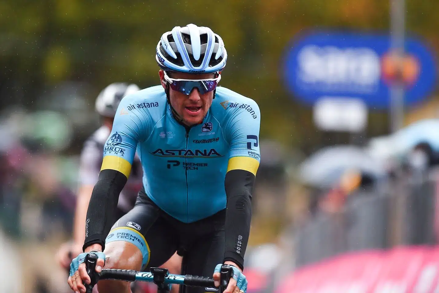 Søndagens etape var modbydeligt kold.