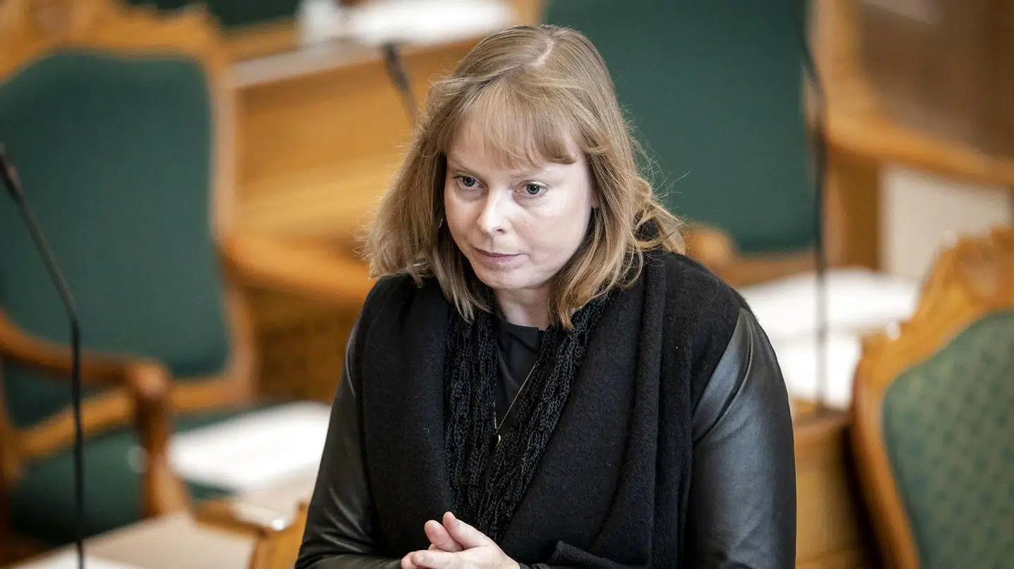 Joy Mogensen (S) under Folketingets åbning i år.