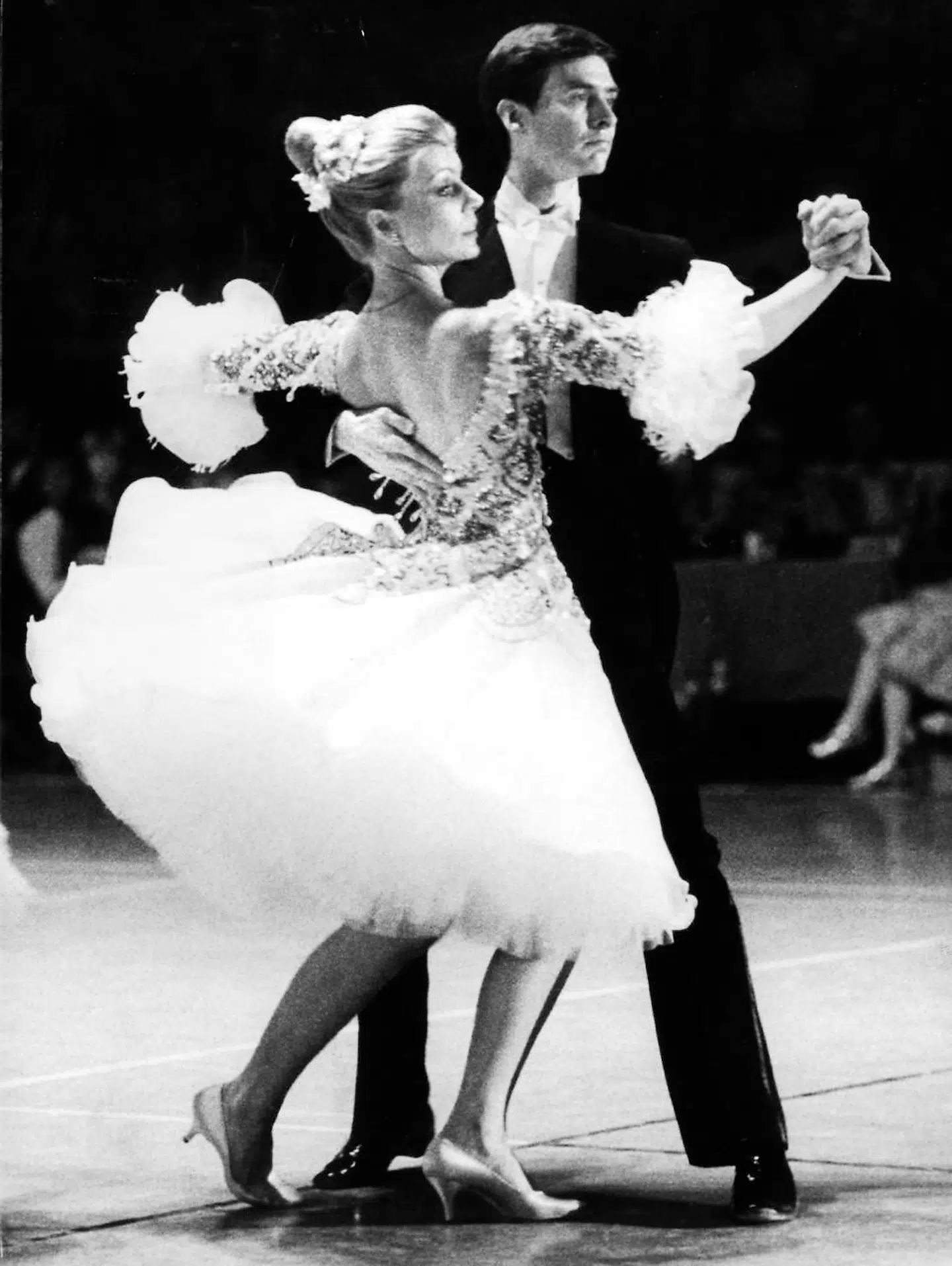 Anne Laxholm var kun 15 år, da hun mødte Hans-Henrik, som ikke alene blev hendes dansepartner, men også hendes mand. Her ses parret ved VM i 1980, hvor de for anden gang blev kåret som verdensmestre.