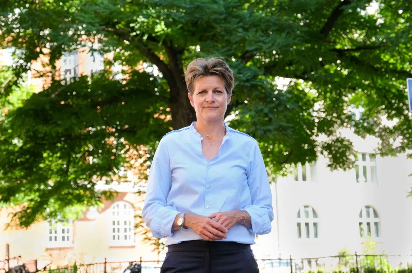 Lægeforeningens formand, Camilla Rathcke, er stærkt utilfeds med, at regeringen ikke får nedbragt de årelange ventertid for udenlandske læger, der bor i Danmark. Foto: Jesper Schwartz.