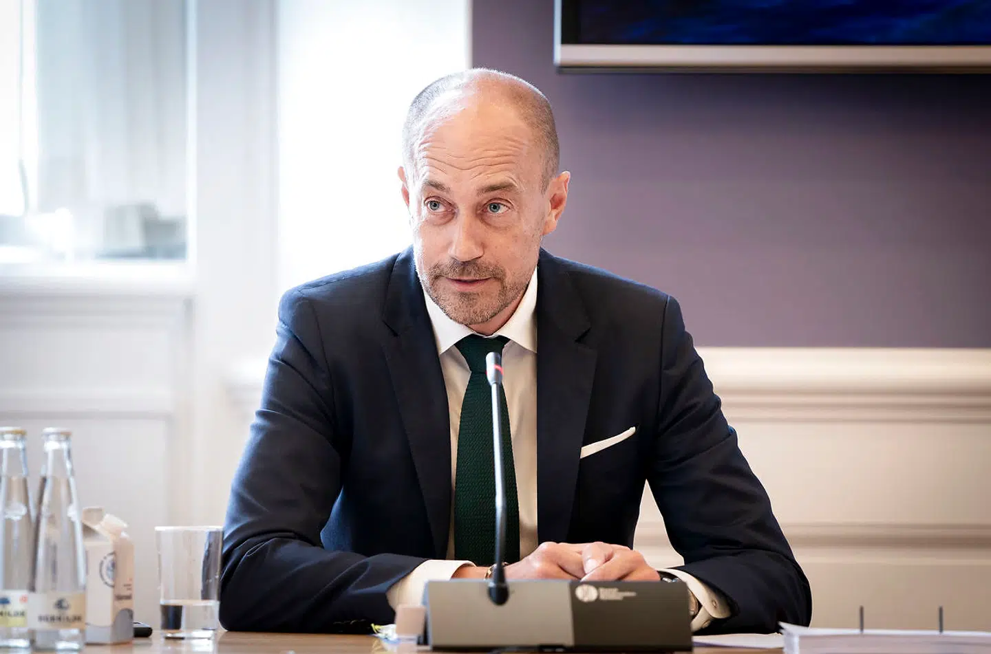 Sundheds- og ældreminister Magnus Heunicke (S) er i samråd i Sundheds- og Ældreudvalget, om værnemidler under corona, på Christiansborg tirsdag den 25. august 2020.. (Foto: Liselotte Sabroe/Ritzau Scanpix)