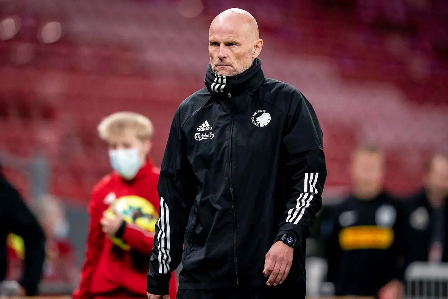 FC Københavns cheftræner Ståle Solbakken efter 3F Superliga-kampen mellem FC København og FC Nordsjælland i Parken i København, søndag den 4. oktober 2020. FCK vandt kampen 3-2.