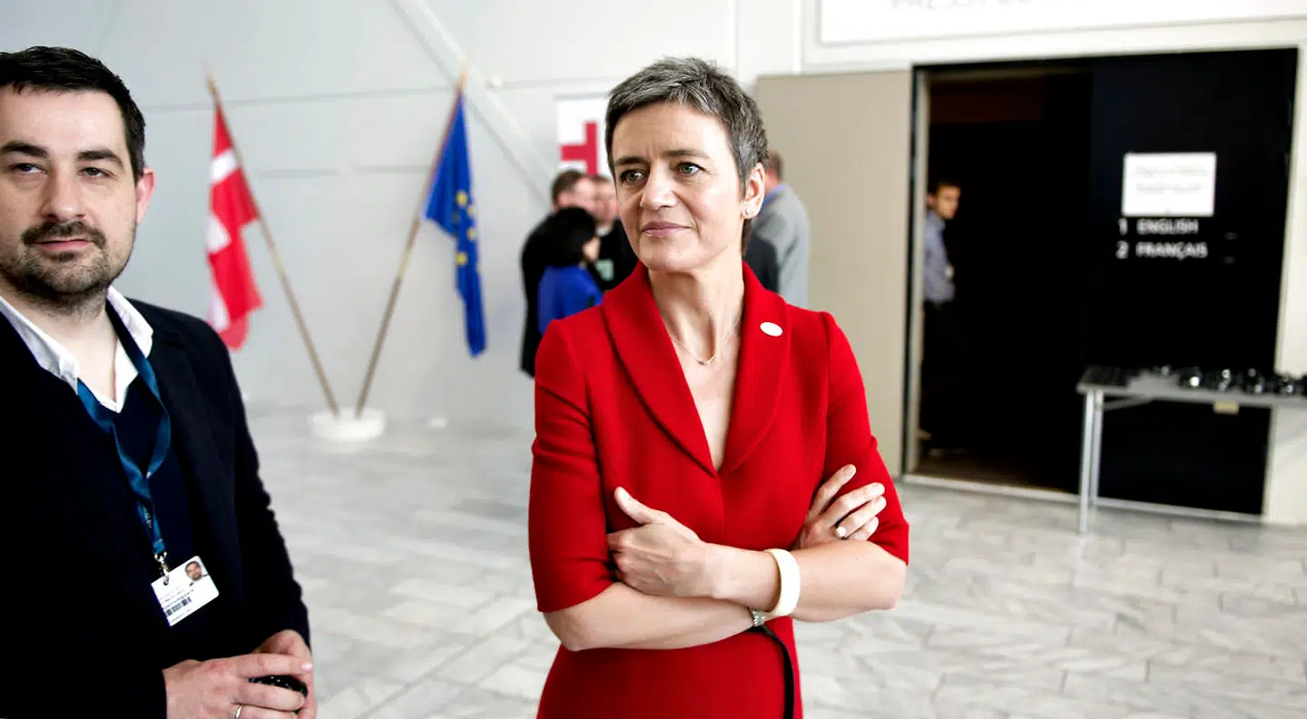Tidligere formand for Det Radikale Venstre Margrethe Vestager ses her med sin tidligere spindoktor Henrik Kjerrumgaard. Arkivfoto 2012