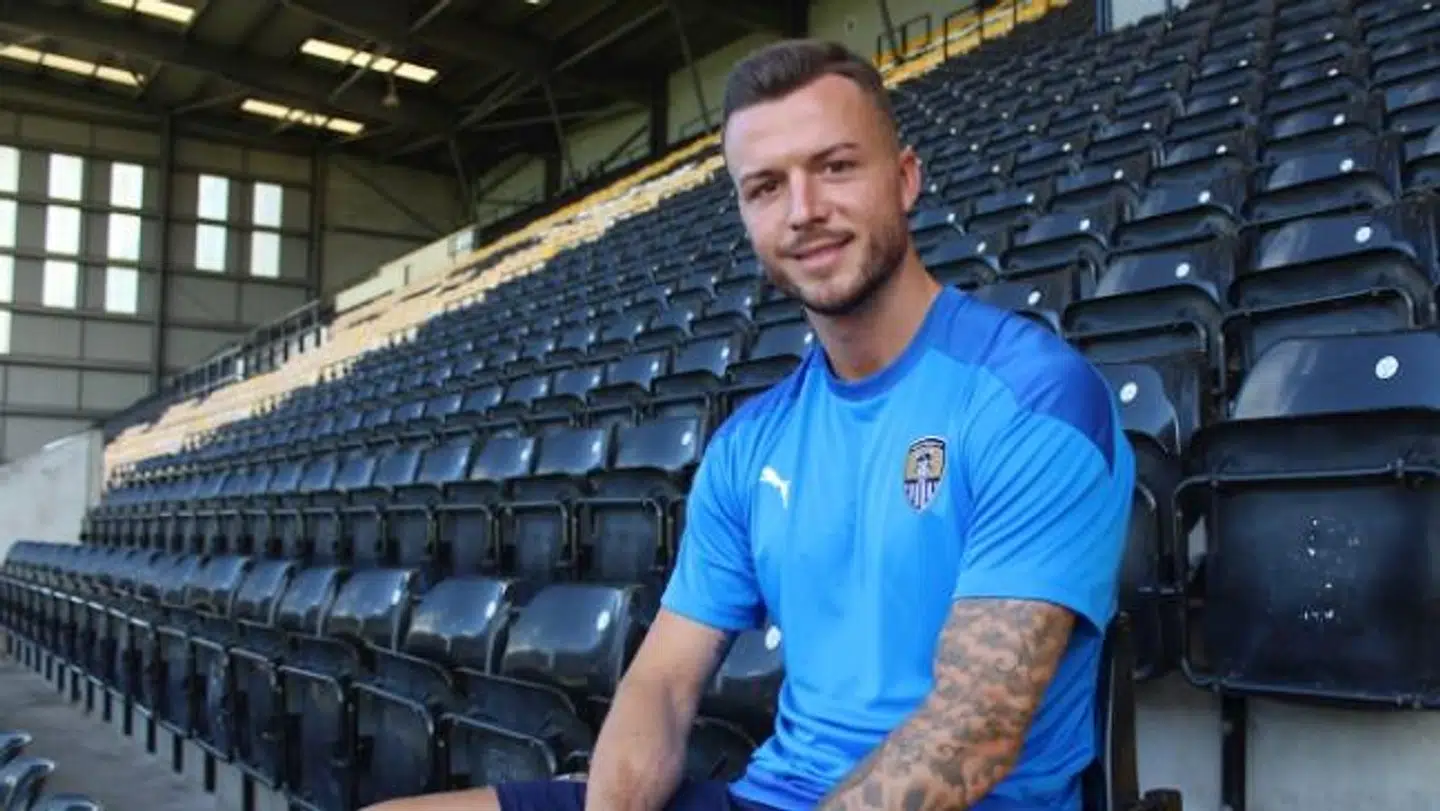 Casper blev præsenteret i Notts County i slutningen af august, men er er allerede nu fortid i klubben.