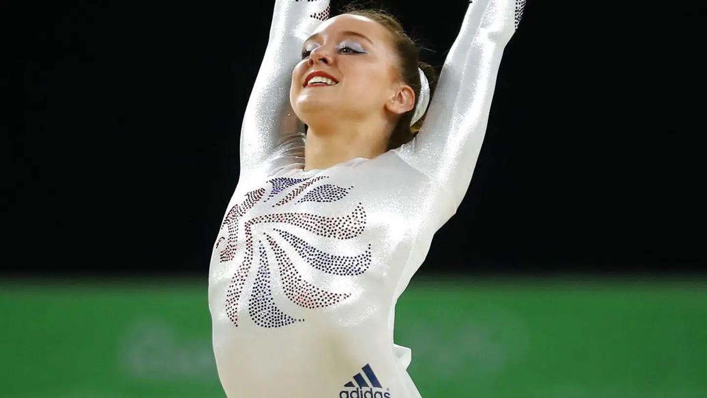 Amy Tinkler under OL i Rio.