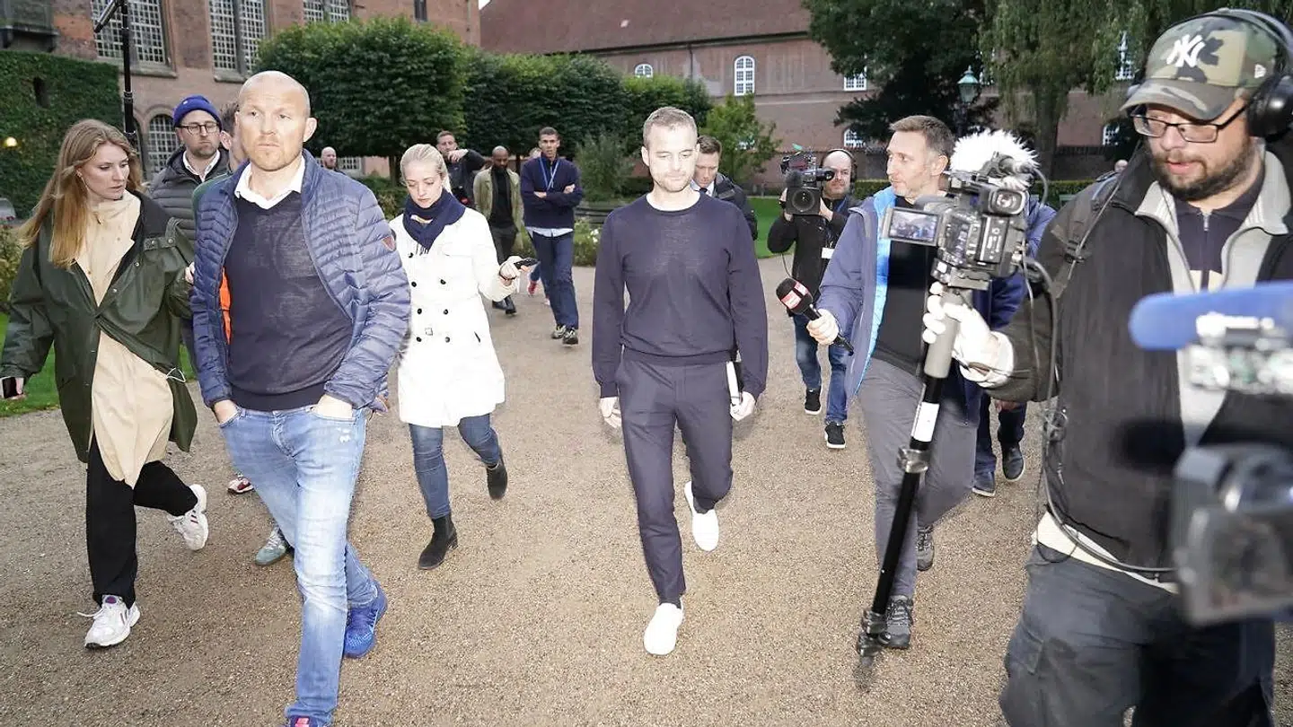 Minutterne efter, at Morten Østergaard har meddelt, at han trækker sig som politisk leder for De Radikale.