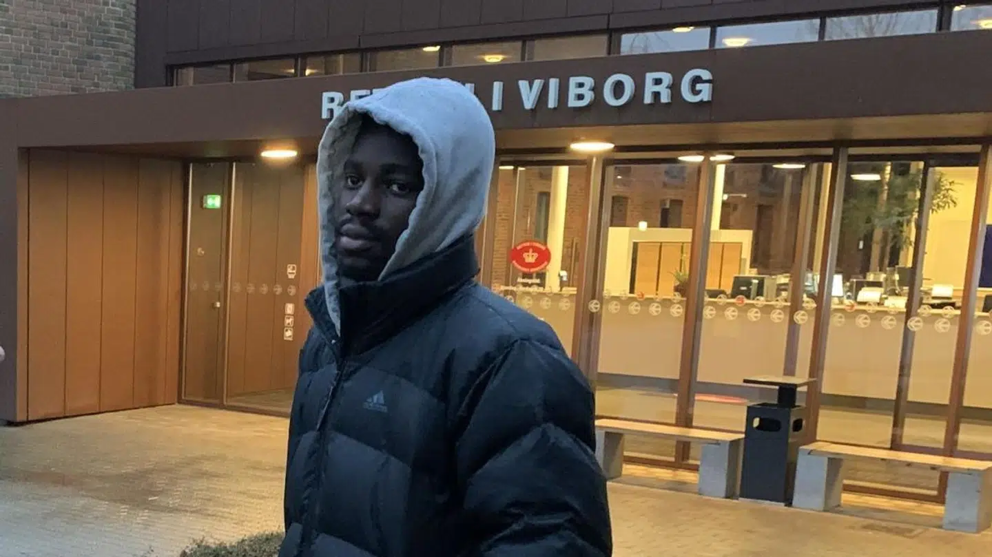Bernio Verhagen foran retten i Viborg, hvor sagen blev behandlet.