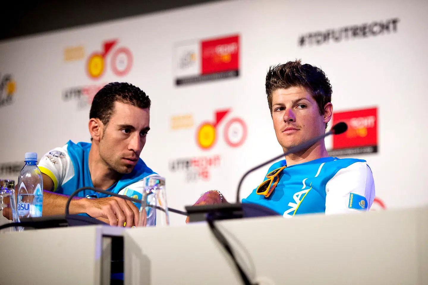 Jakob Fuglsang og Vincenzi Nibali var i tre sæsoner holdkammerater på Astana. Nu kæmper de mod hinanden i Giro d'Italia.