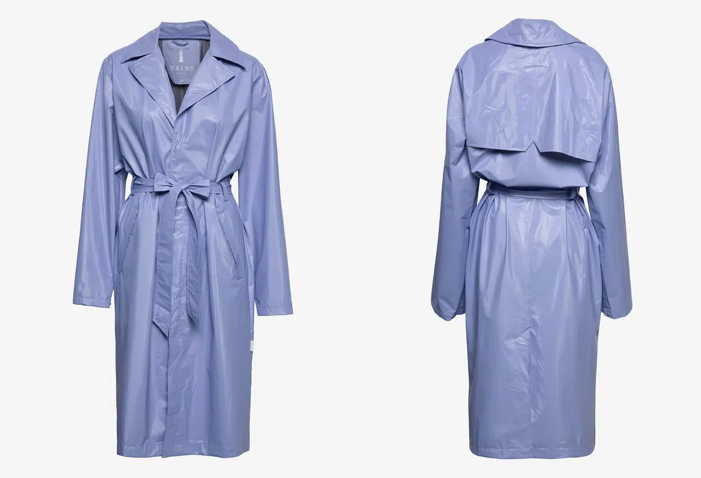 Lilla regnjakke fra Rains