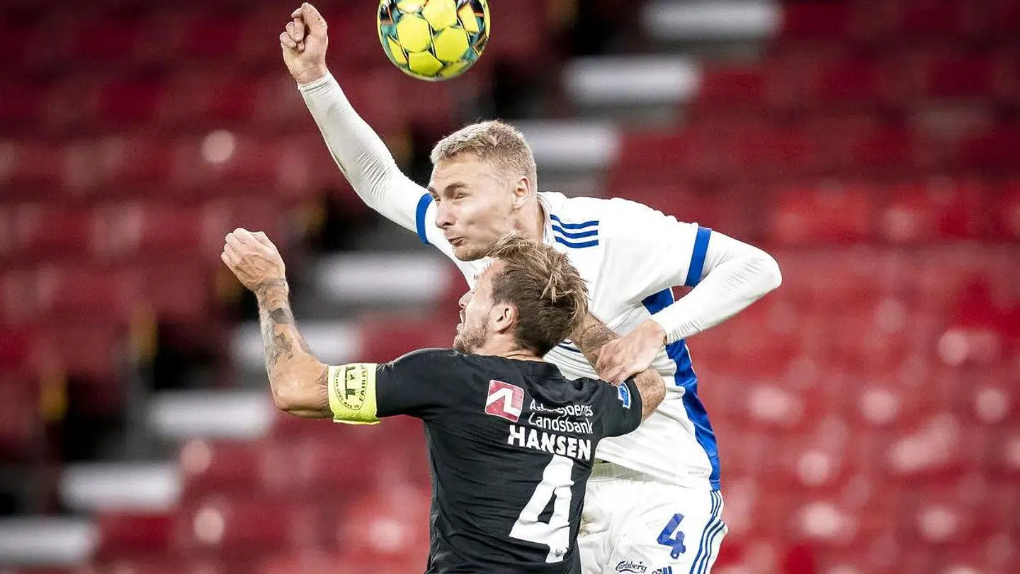Victor Nelsson har fortsat sit første mål i FCK-trøjen til gode.