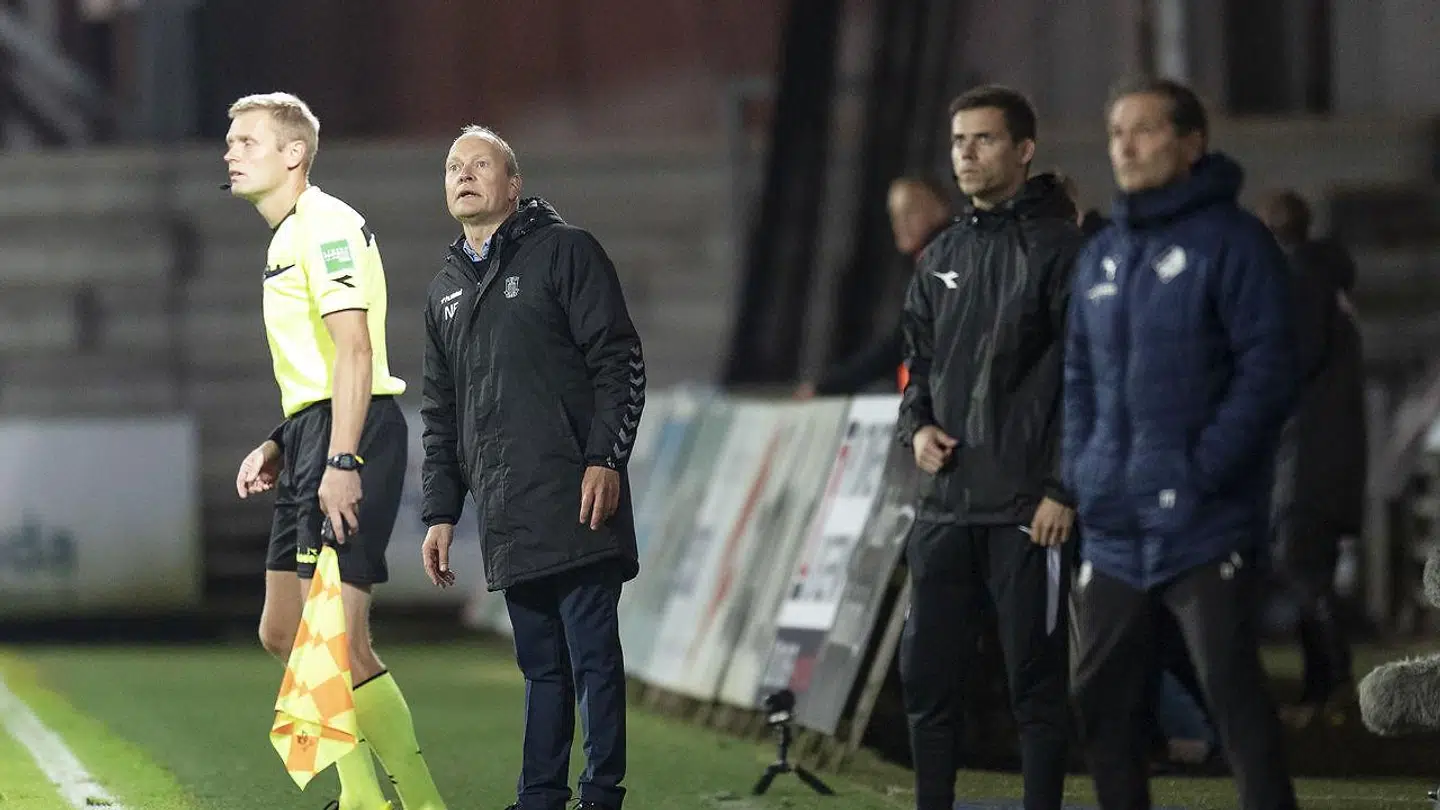 Brøndby's cheftræner, Niels Frederiksen, i 3F Superliga-kampen Randers FC mod Brøndby IF på Cepheus Park Randers, fredag 2. oktober 2020. (Foto: Bo Amstrup/Ritzau Scanpix)