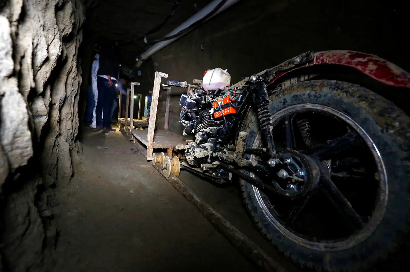 Denne motorcykel trak narkobaronen Joaquin 'El Chapo' Guzman fra fængslet i Almoloya de Juarez og ud til friheden igennem en 1,5 km lang tunnel i 2015.