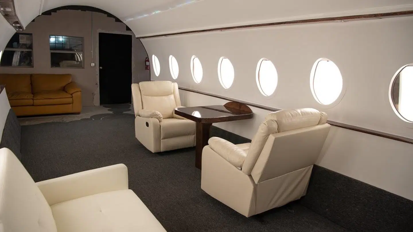 Her ses 'privatlflyet'