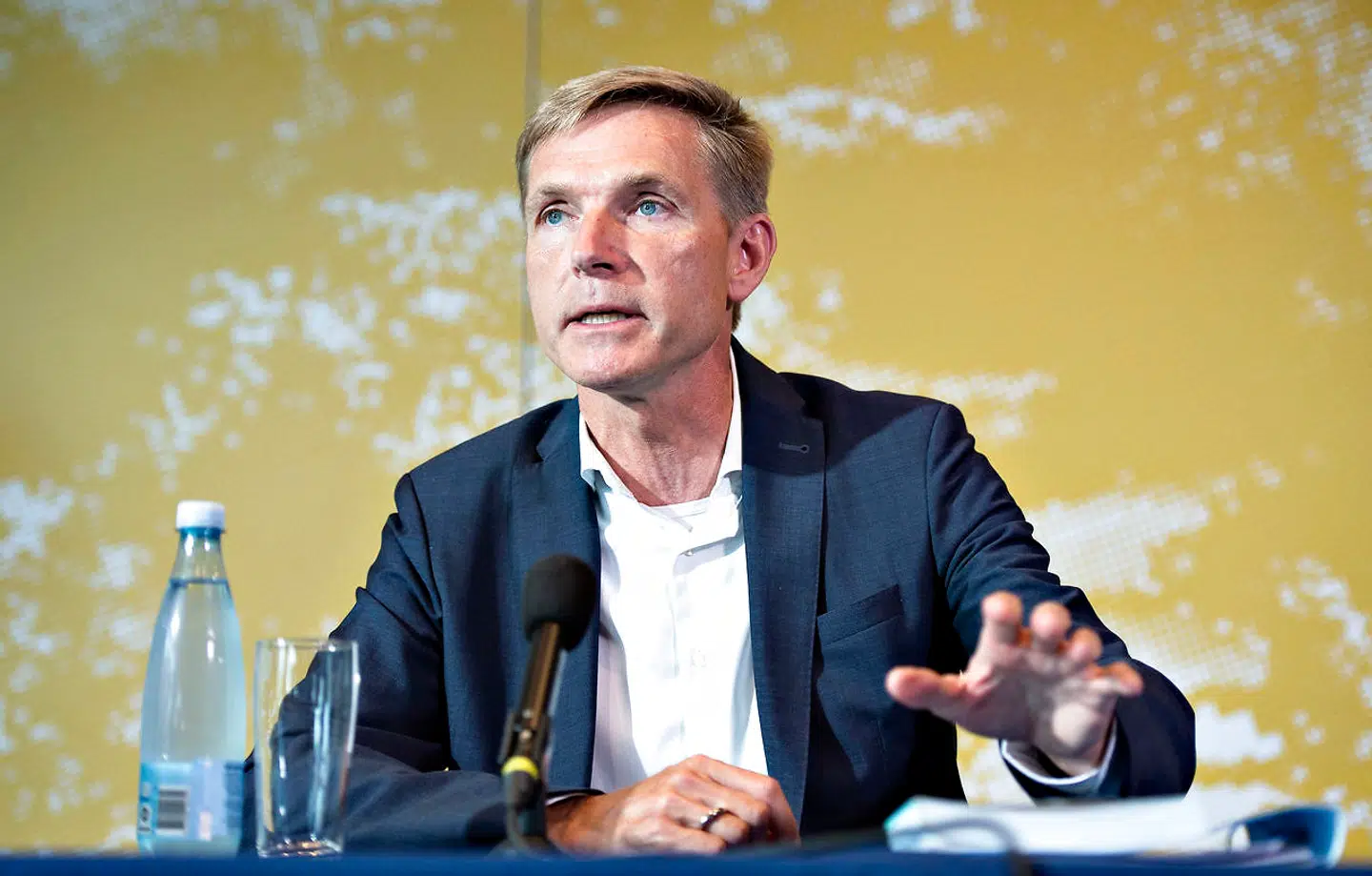 Partiformand Kristian Thulesen Dahl, Dansk Folkeparti, er fortørnet over, at man i Sønderborg Kommuner bruger en imam som medafsender på officielle breve om corona. (Foto: Henning Bagger/Ritzau Scanpix)