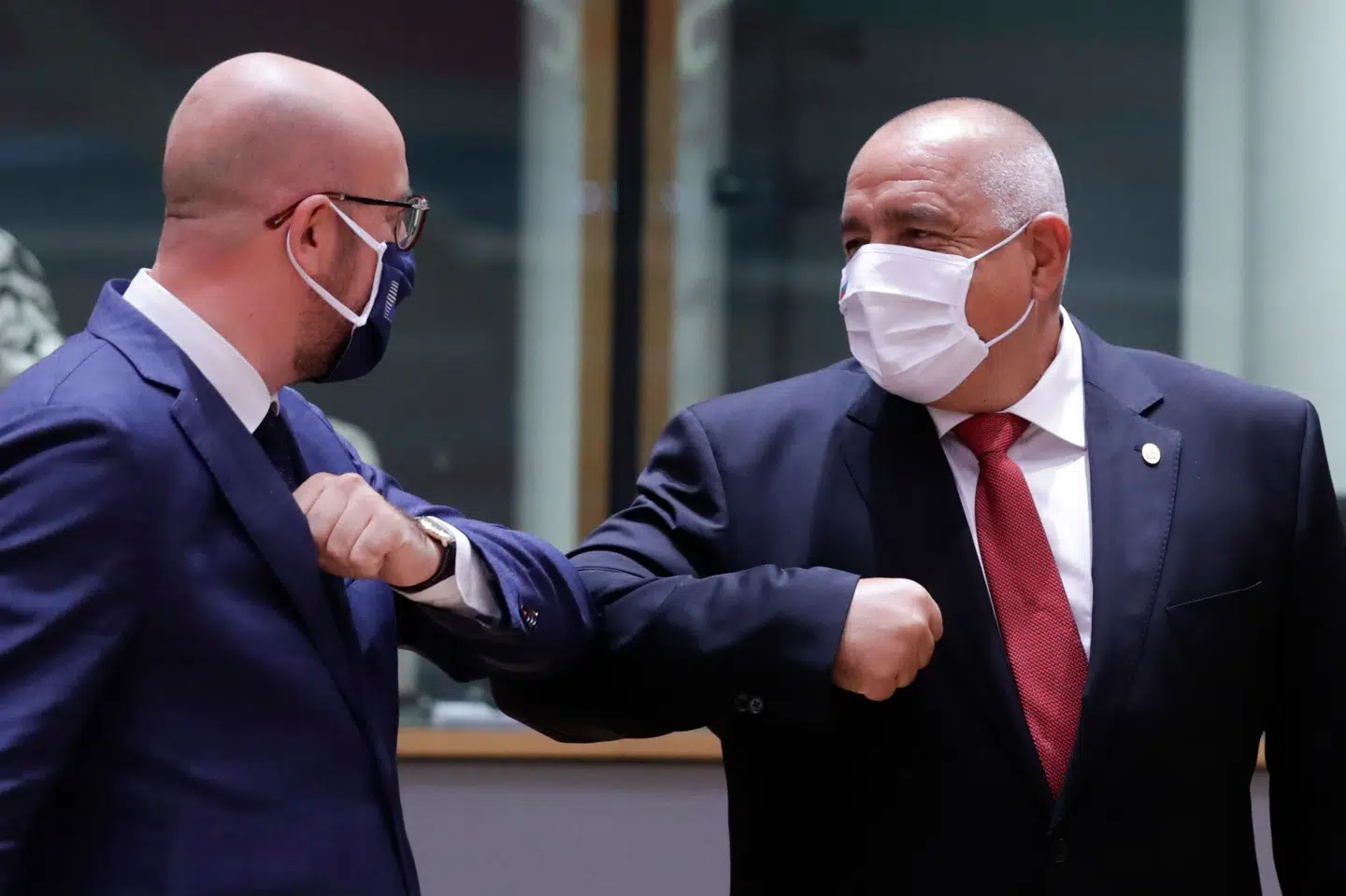 - EU har i dag besluttet at implementere sanktioner mod Hviderusland, som vi havde besluttet. Det er vigtigt, at vi gør, hvad vi har besluttet, siger EU-præsident Charles Michel på et pressemøde. Olivier Hoslet/Ritzau Scanpix