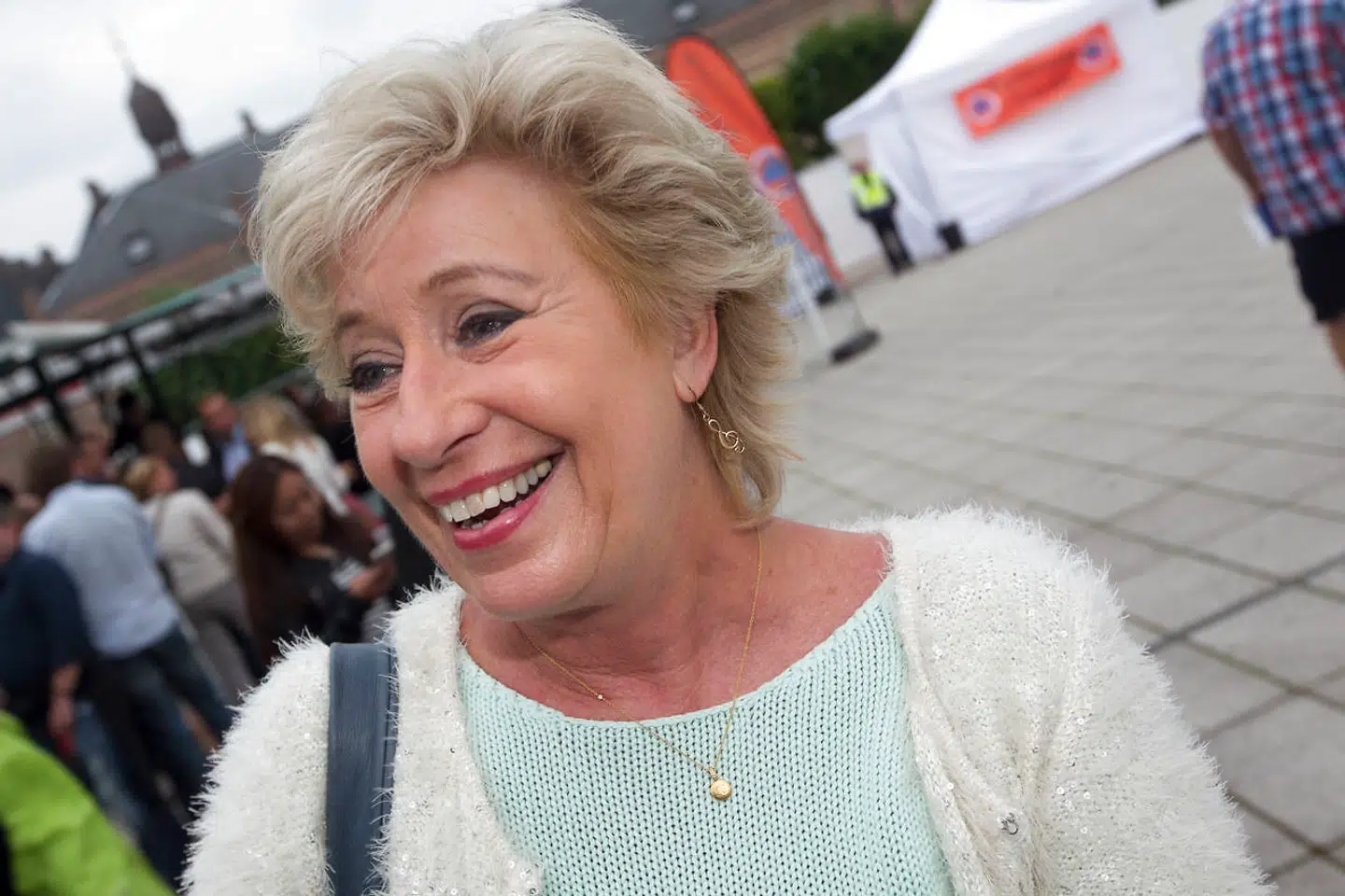 Birthe Kjær til Rod Stewart koncert ved Musikhuset i Aarhus