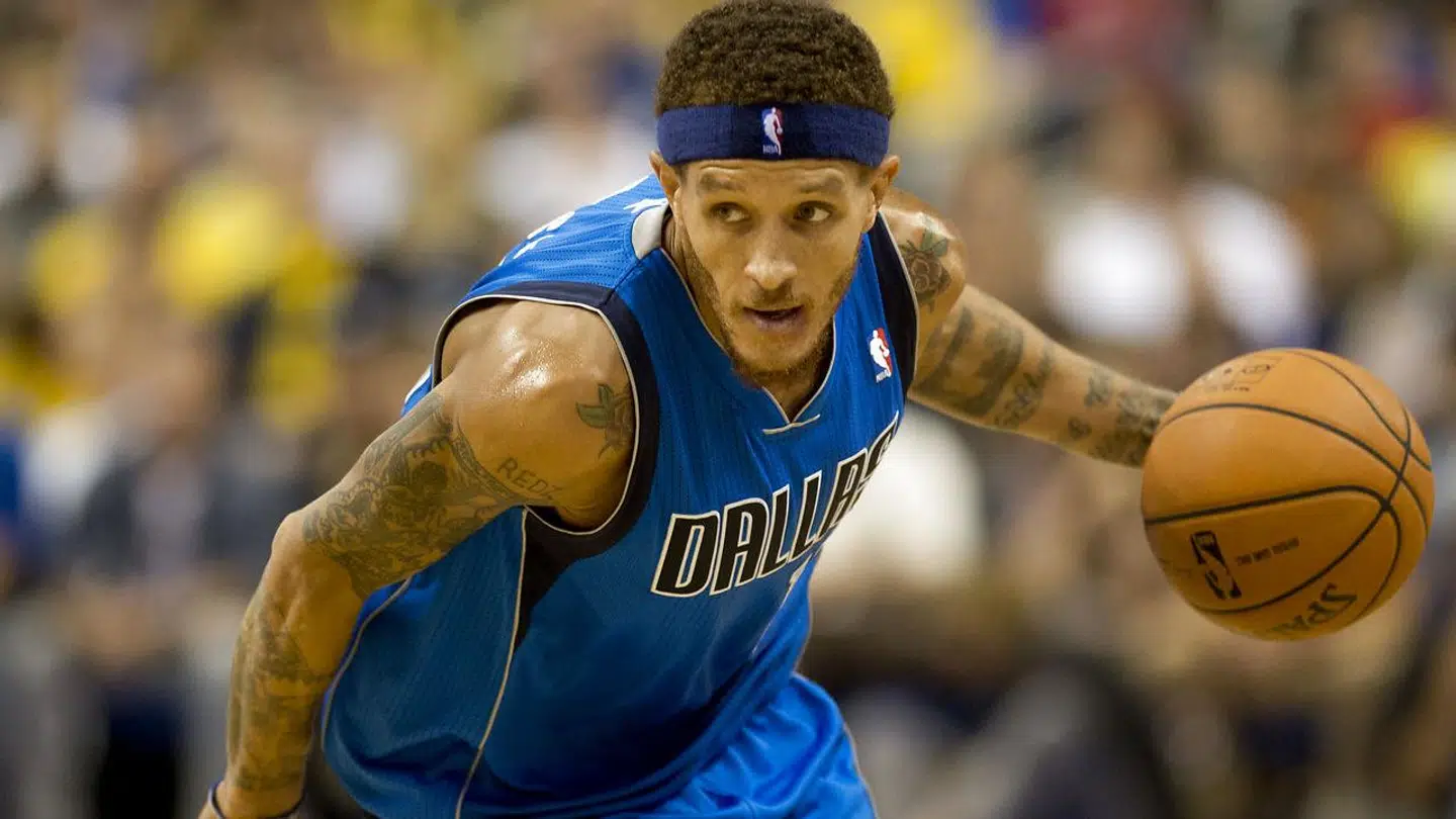 Delonte West i aktion for Dallas Mavericks tilbage i 2012.