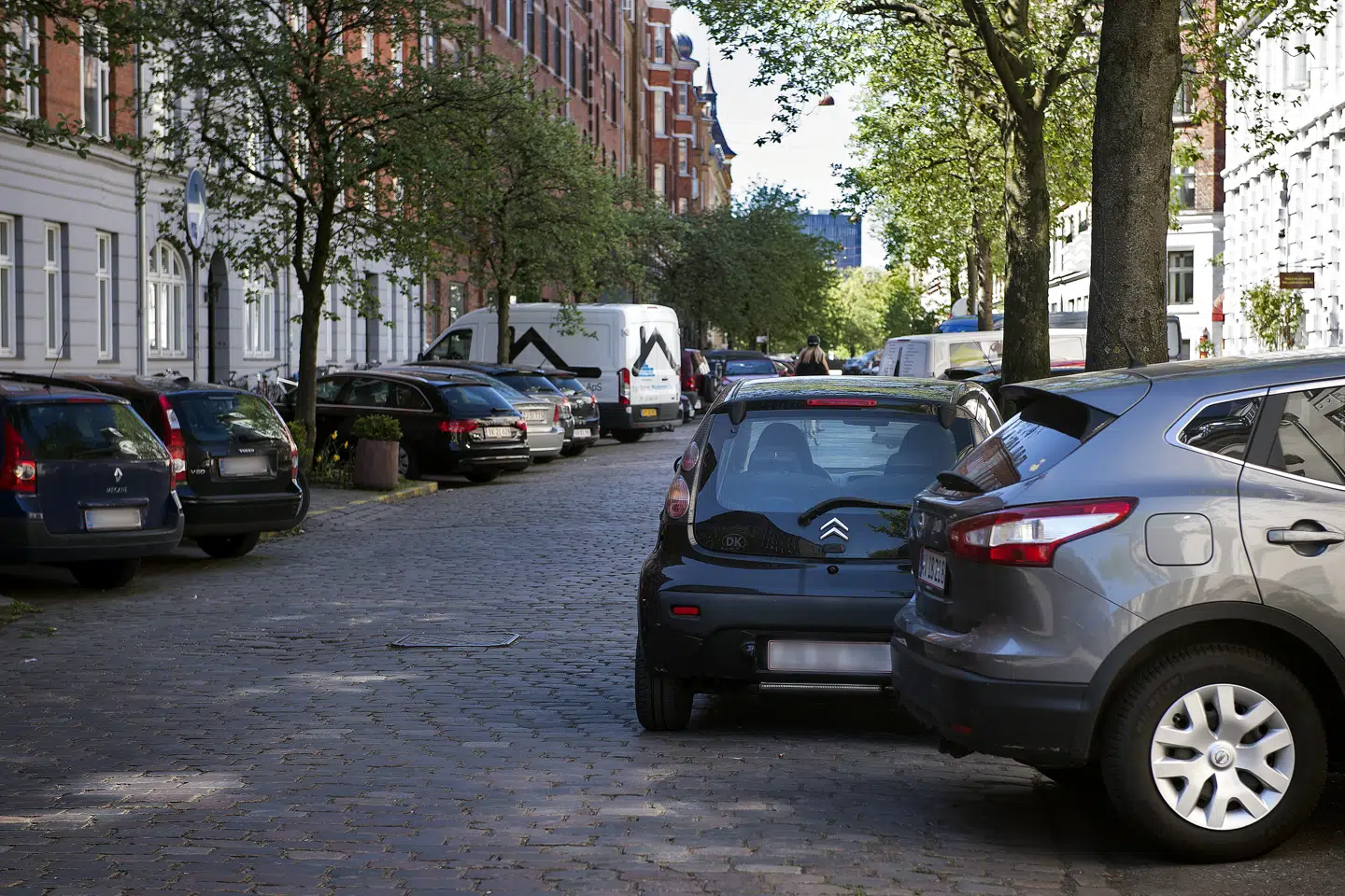 Kommunerne tjener flere og flere penge på parkering, viser tal fra FDM. (Arkivfoto) Liselotte Sabroe/Ritzau Scanpix
