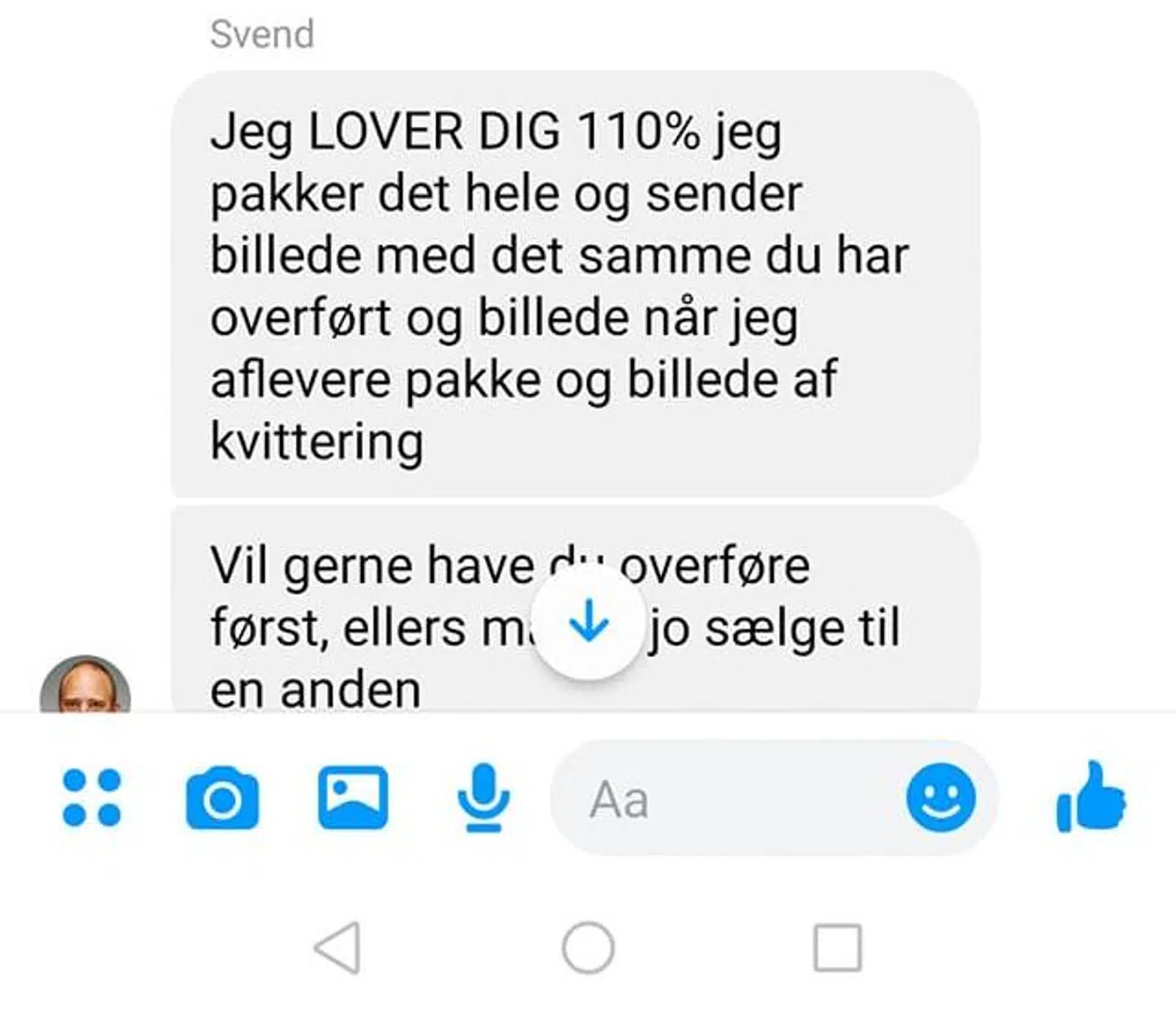 Det er ikke bare 100 procent, men 110 procent, man kan stole på 'Svend'. I virkeligheden er det nul procent.